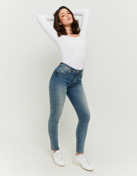 TALLY WEiJL, Jeans Skinny Push Up A Vita Media for Women