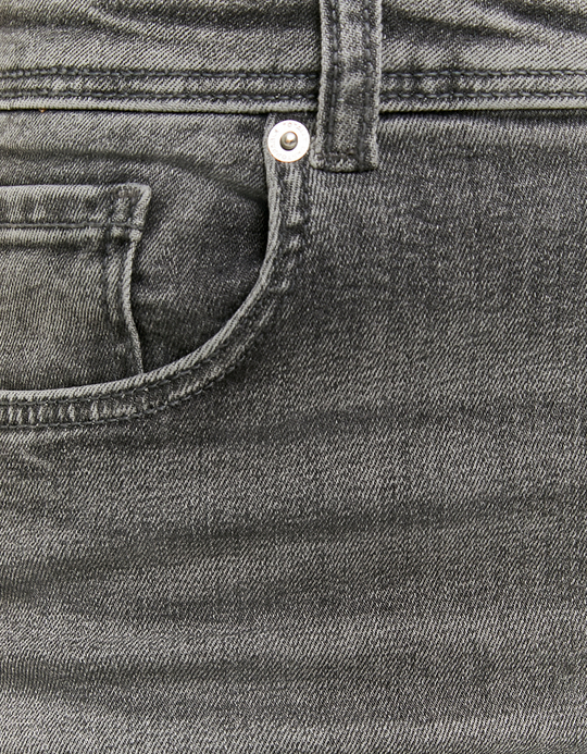 TALLY WEiJL, Graue Mid Waist Skinny Jeans for Women
