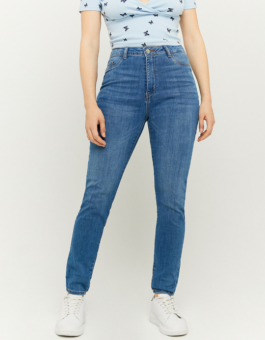 TALLY WEiJL, Jeansy damskie rurki z wysokim stanem for Women
