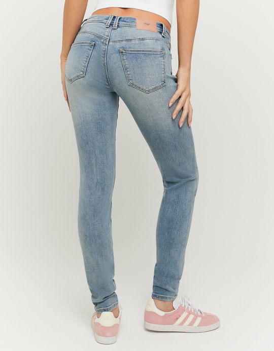 TALLY WEiJL, Blaue Low Waist Skinny Jeans for Women