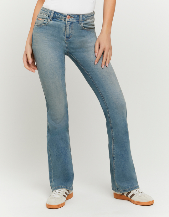 TALLY WEiJL, Jeans flare blu a vita media for Women