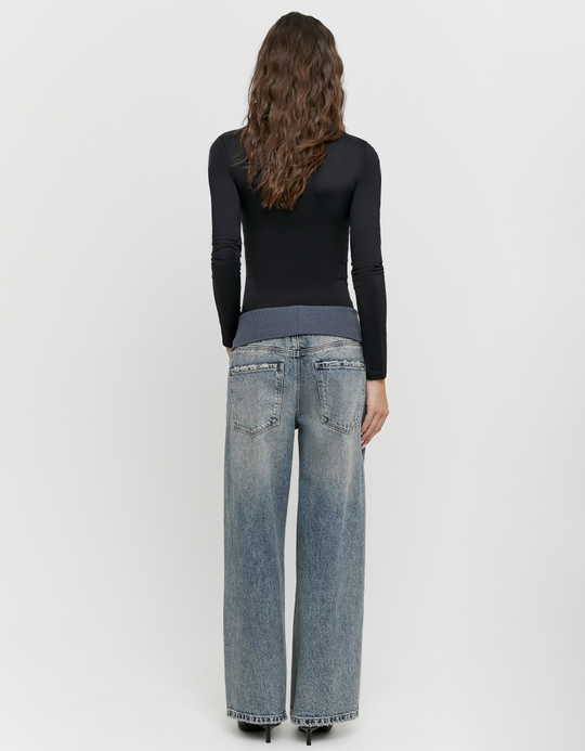 TALLY WEiJL, Blue Baggy Jeans for Women