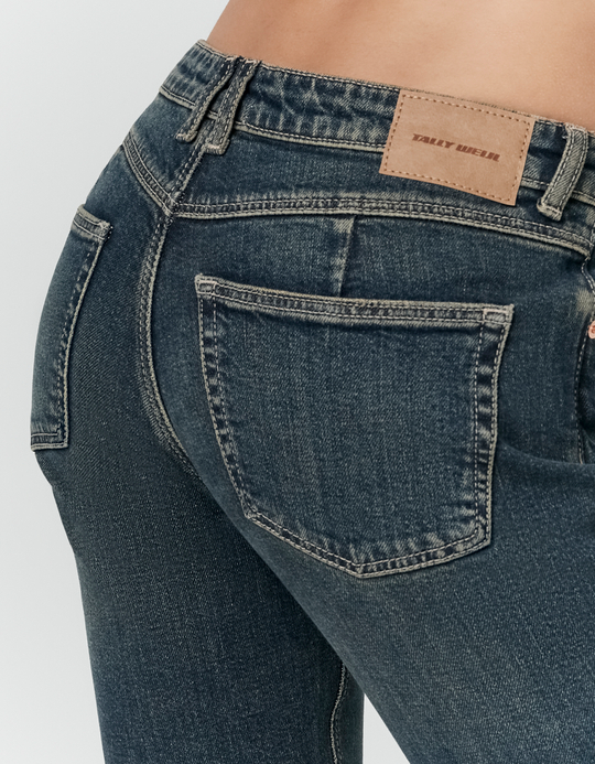 TALLY WEiJL, Jeans Bootcut Blu for Women