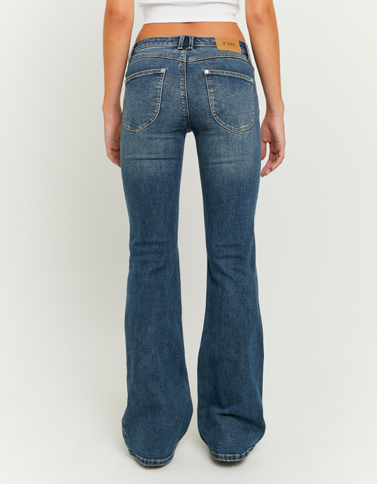 TALLY WEiJL, Blue Low Waist Flare Jeans for Women