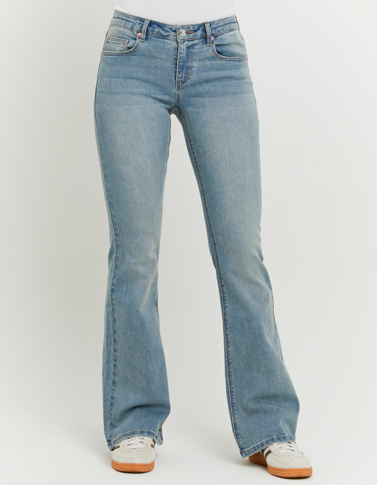 TALLY WEiJL, Jean Flare Taille Basse Bleu for Women