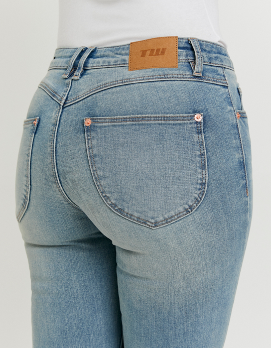 TALLY WEiJL, Jean Flare Taille Basse Bleu for Women