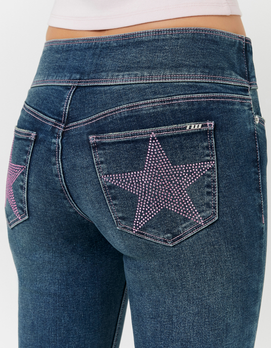 TALLY WEiJL, Jeans Bootcut Blu for Women