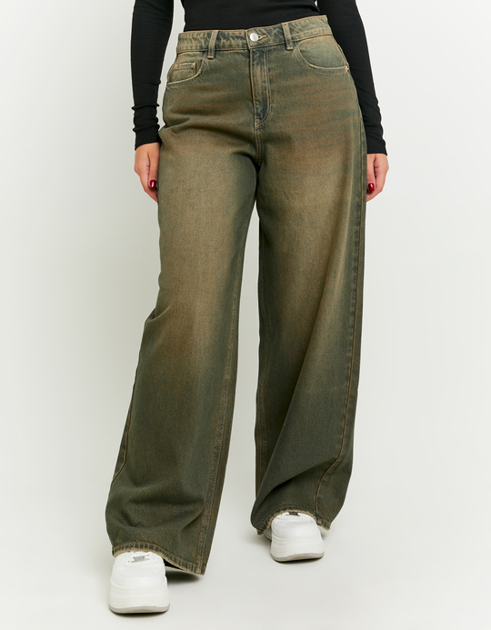 TALLY WEiJL, Mid Waist Baggy Jeans for Women