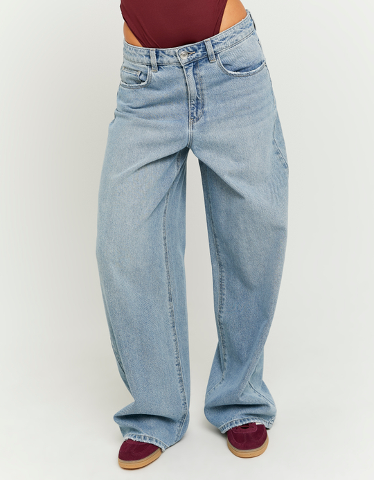TALLY WEiJL, Mid Waist Skater Jeans for Women