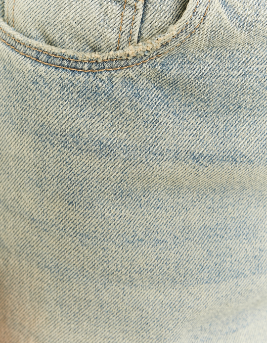 TALLY WEiJL, Jean Baggy Bleu Clair Taille Mi-Haute for Women