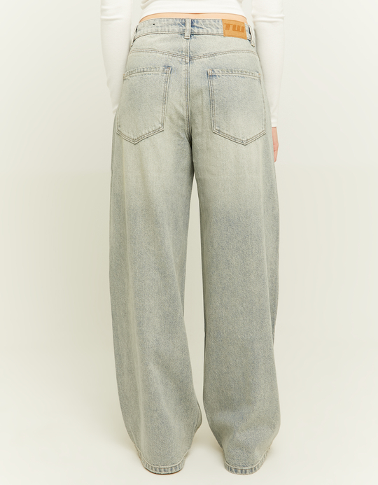 TALLY WEiJL, Jean Baggy Bleu Clair Taille Mi-Haute for Women