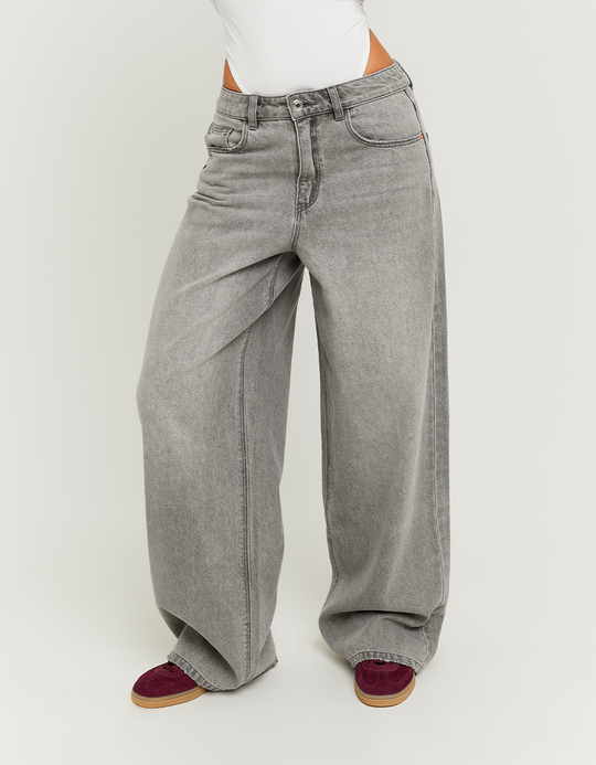 TALLY WEiJL, Mid Waist Skater Jeans for Women
