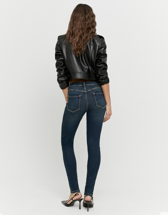 TALLY WEiJL, Blaue Dark Wash Skinny Jeans for Women