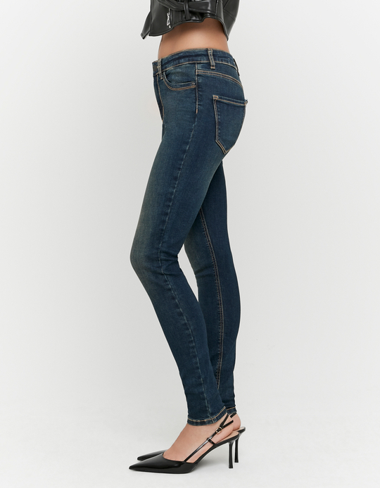 TALLY WEiJL, Blaue Dark Wash Skinny Jeans for Women