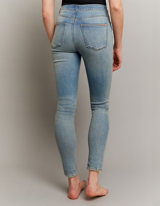 TALLY WEiJL, Blaue High Waist Skinny Jeans for Women