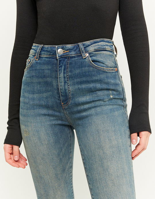 TALLY WEiJL, Blaue High Waist Skinny Jeans for Women