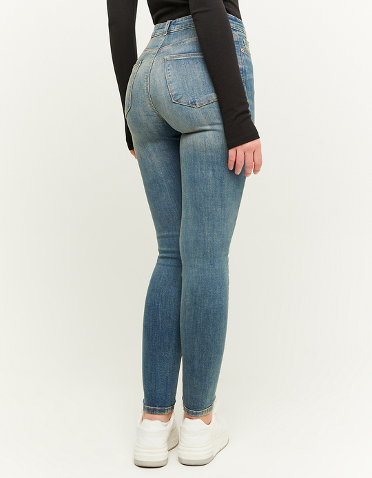 TALLY WEiJL, Blaue High Waist Skinny Jeans for Women