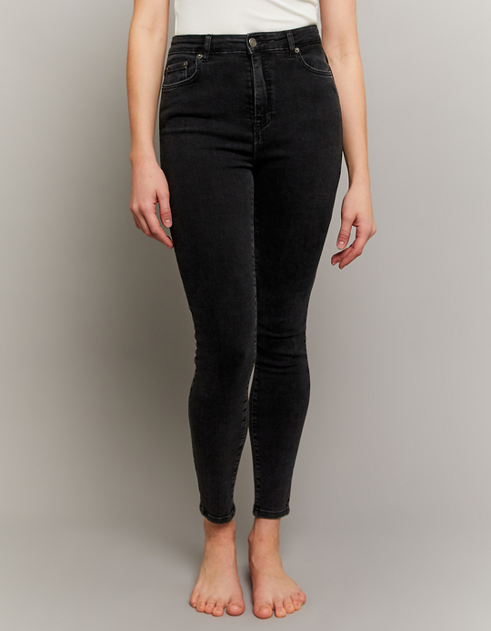 TALLY WEiJL, Schwarze High Waist Skinny Jeans for Women