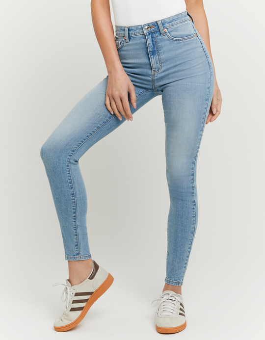 TALLY WEiJL, Hellblaue High Waist Skinny Jeans for Women