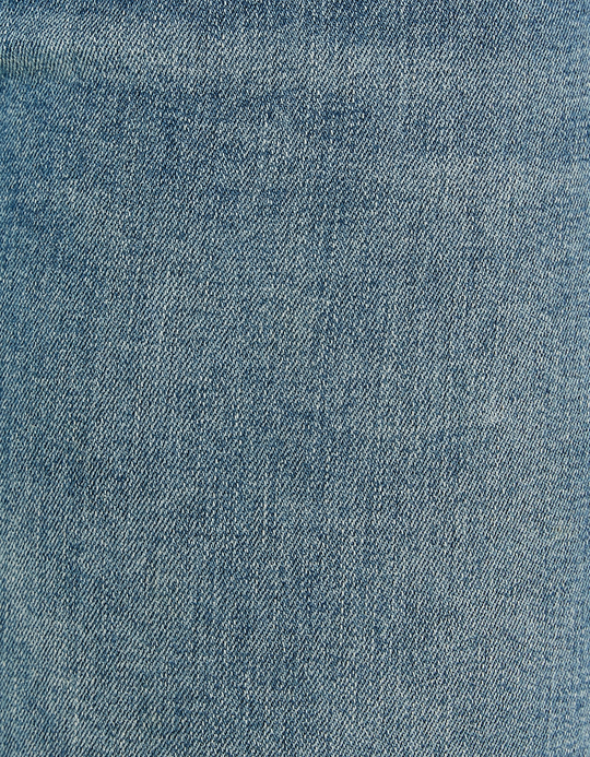 TALLY WEiJL, Blaue Mid-Waist-Skinny-Jeans mit Destroyed-Details for Women