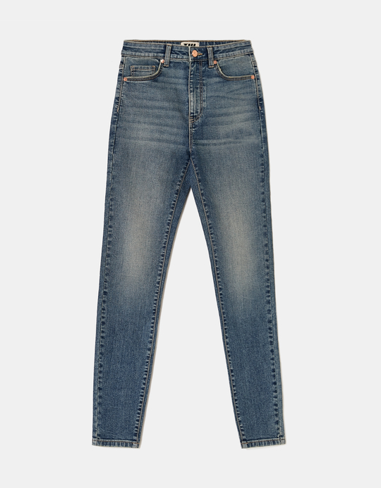 TALLY WEiJL, Jeans skinny blu a vita alta for Women