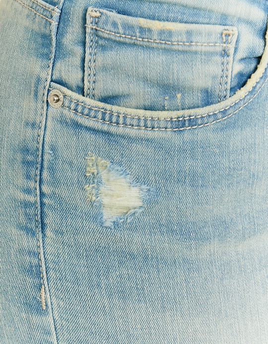 TALLY WEiJL, Jean Skinny Bleu Taille Basse for Women