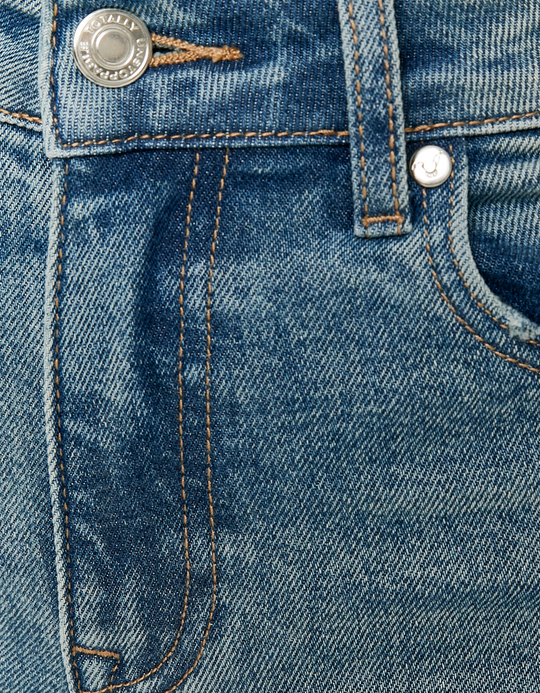 TALLY WEiJL, Blue Mid Waist Slim Jeans for Women
