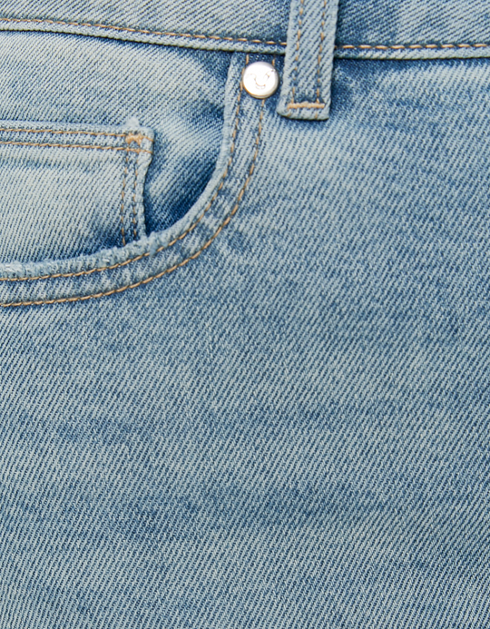 TALLY WEiJL, Jean Taille Mi-Haute Slim Bleu for Women