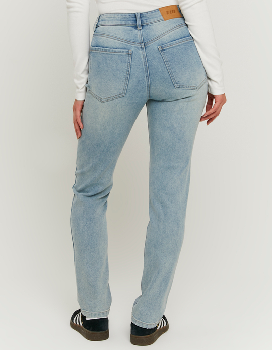 TALLY WEiJL, Jean Taille Mi-Haute Slim Bleu for Women