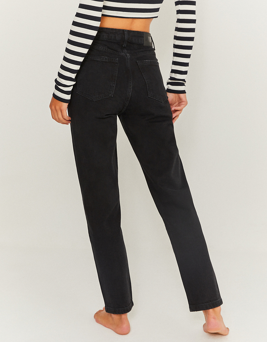 TALLY WEiJL, Schwarze Mom Jeans mit Hoher Taille for Women