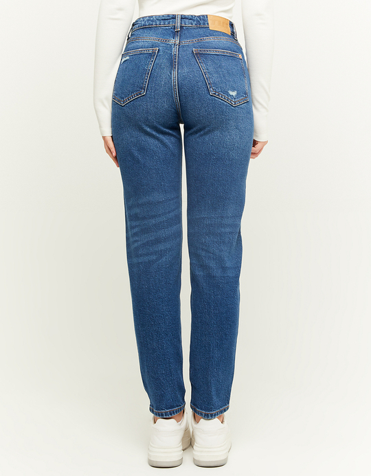 TALLY WEiJL, Jean Mom Bleu Taille Haute for Women
