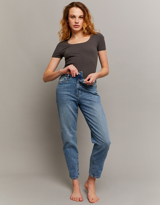 TALLY WEiJL, Jean Mom Comfort Stretch for Women