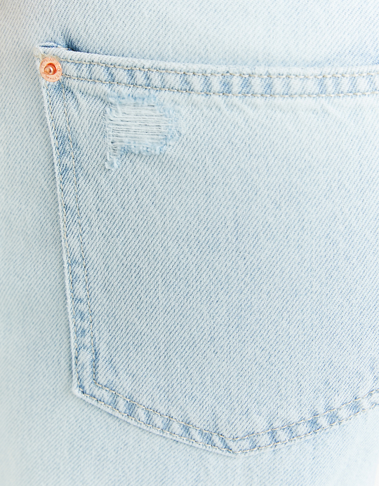 TALLY WEiJL, Jean Mom Destroy Taille Haute for Women