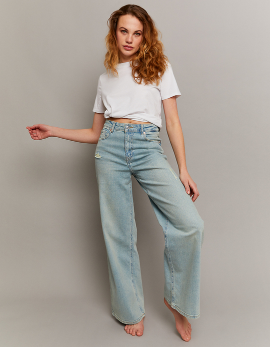 TALLY WEiJL, High Waist Jeans mit Wide Leg for Women