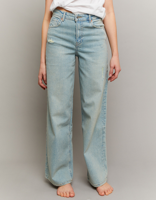 TALLY WEiJL, High Waist Jeans mit Wide Leg for Women