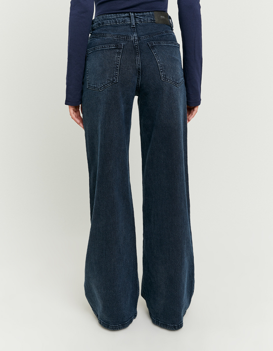 TALLY WEiJL, Blue High Waist Wide Leg Jeans for Women
