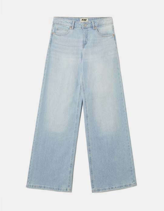 TALLY WEiJL, Jeans Wide Leg Blu for Women