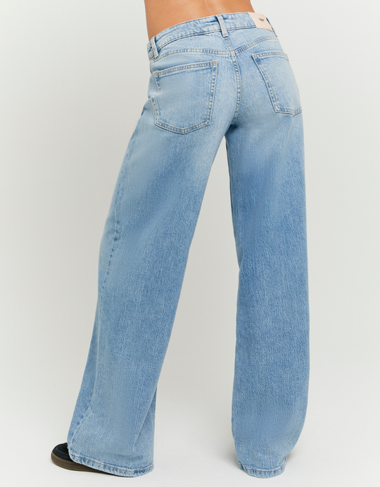 TALLY WEiJL, Jeans Blu Wide-Leg a Vita Media for Women
