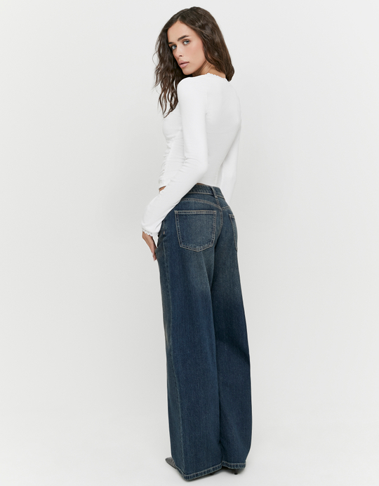 TALLY WEiJL, Blaue Wide Leg Jeans for Women