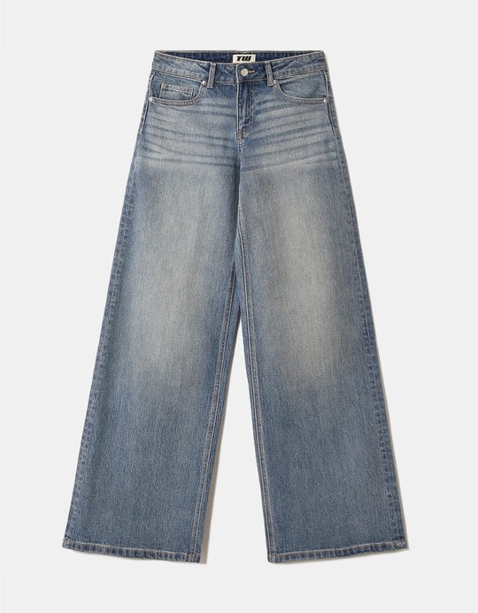 TALLY WEiJL, Jean Wide Leg Bleu for Women