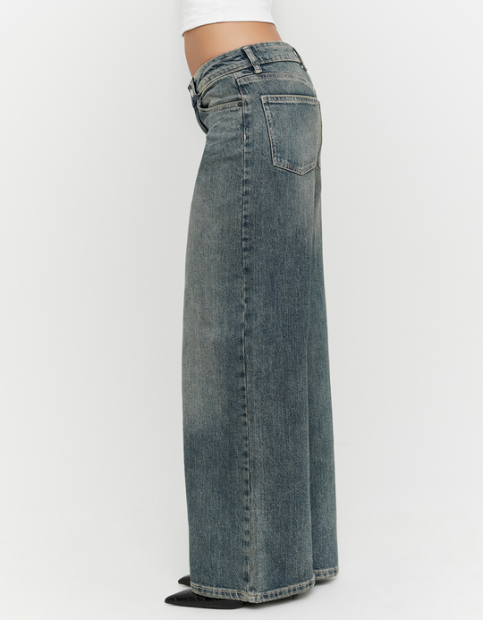 TALLY WEiJL, Blue Wide Leg Jeans for Women