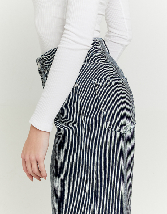TALLY WEiJL, Jeans Wide Leg a Righe for Women