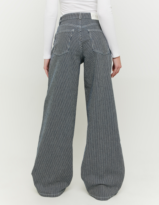 TALLY WEiJL, Jeans Wide Leg a Righe for Women