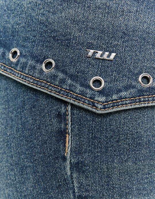 TALLY WEiJL, Jeans Flare Blu for Women