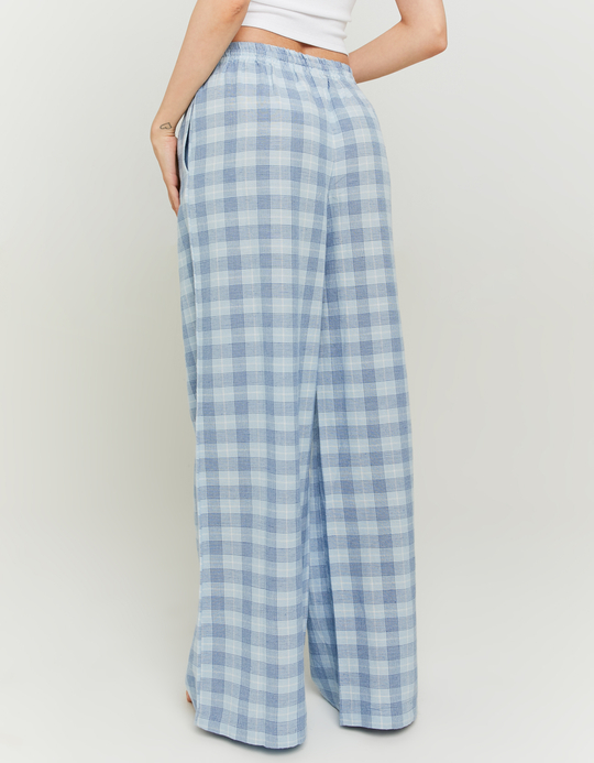 TALLY WEiJL, Pantaloni larghi in lino a quadretti for Women