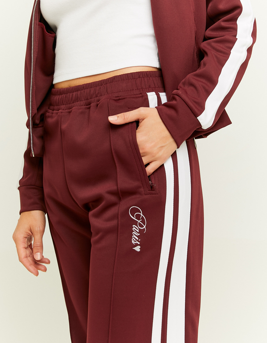 TALLY WEiJL, Joggers Straight Leg Rossi a Vita Elastica for Women