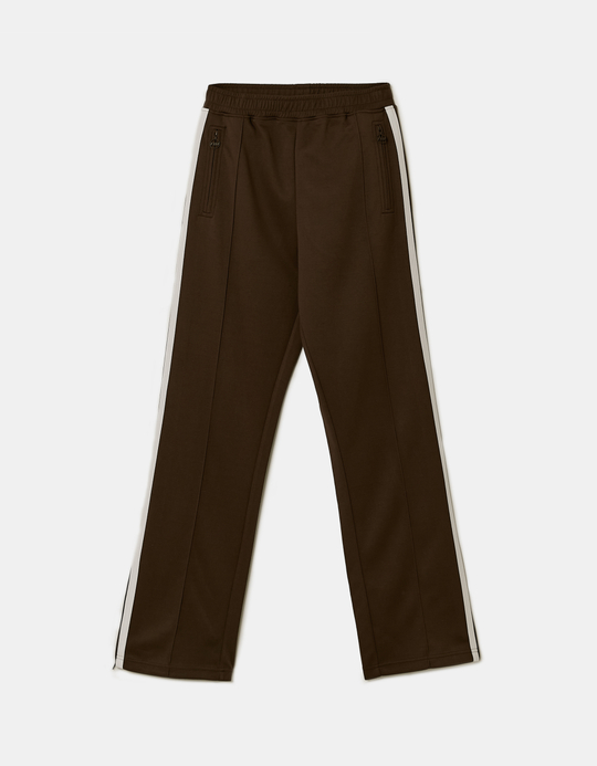TALLY WEiJL, Braune lockere Jogginghose mit Streifen for Women