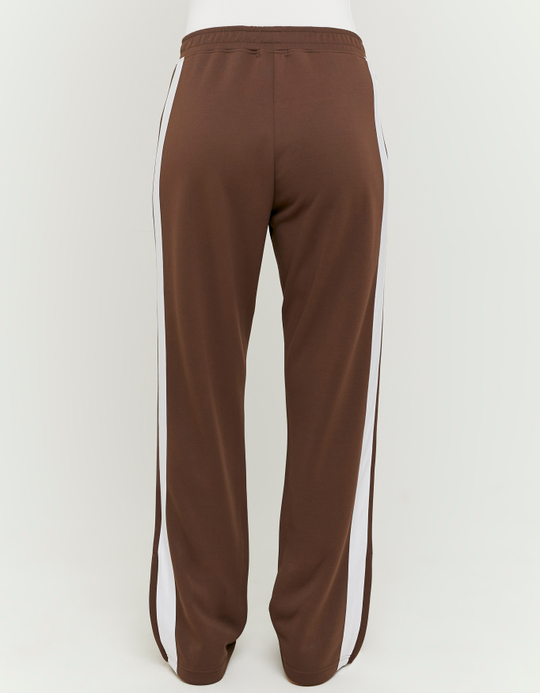 TALLY WEiJL, Braune lockere Jogginghose mit Streifen for Women