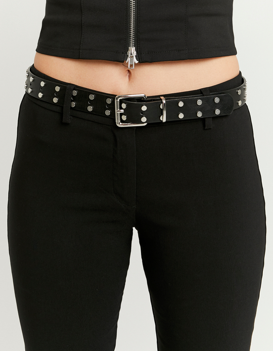 TALLY WEiJL, Schwarze Flare-Hose im Tailoring-Stil for Women