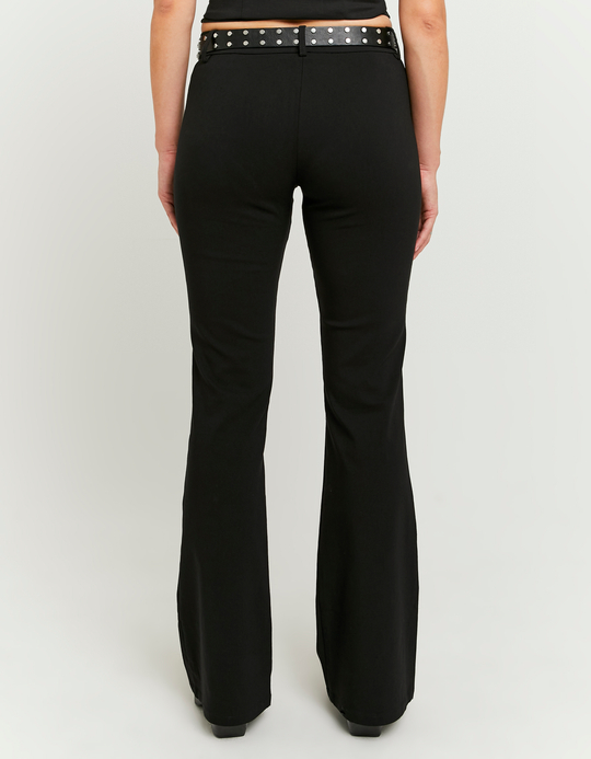 TALLY WEiJL, Schwarze Flare-Hose im Tailoring-Stil for Women